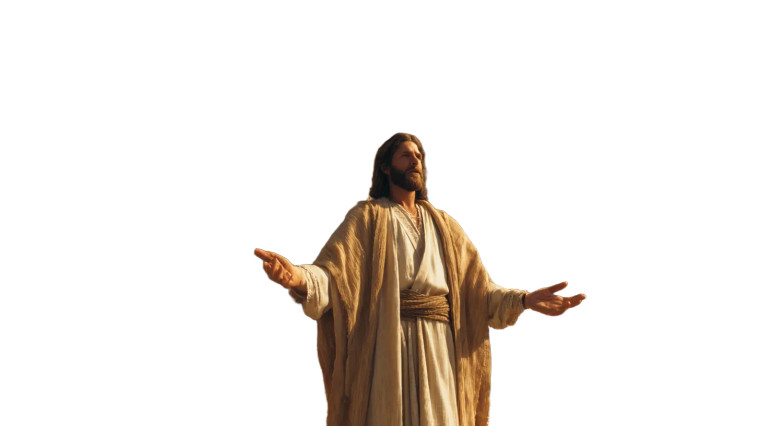 Jesus Preaching At Temple Vinyl Car Decal Sticker – Waterproof & UV-Resistant 8"