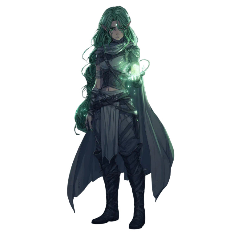 Druid Halfling Vinyl Car Decal Sticker – Waterproof & UV-Resistant 8"