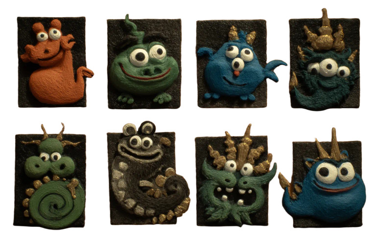 Cute Yokai Collection Vinyl Car Decal Sticker – Waterproof & UV-Resistant 8"