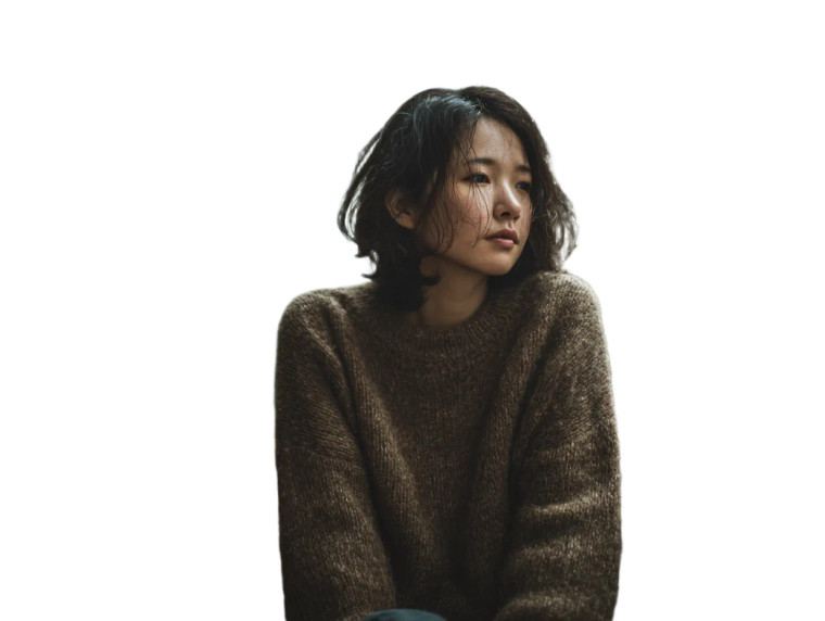 Melancholic Rainy Gaze Vinyl Car Decal Sticker – Waterproof & UV-Resistant 8"