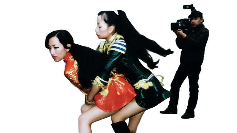 Vibrant Dance Contrast Vinyl Car Decal Sticker – Waterproof & UV-Resistant 8"