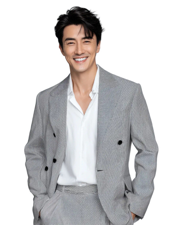 Chinese Male Star Vinyl Car Decal Sticker – Waterproof & UV-Resistant 8"