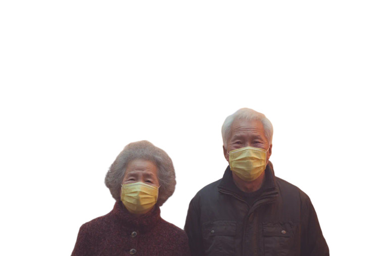 Masked Urban Walkers Vinyl Car Decal Sticker – Waterproof & UV-Resistant 8"