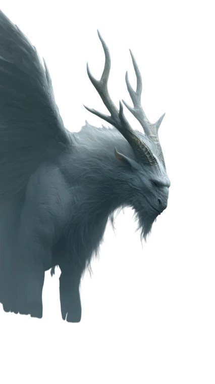 Demonic Winged Beast V3 Vinyl Car Decal Sticker – Waterproof & UV-Resistant 8"