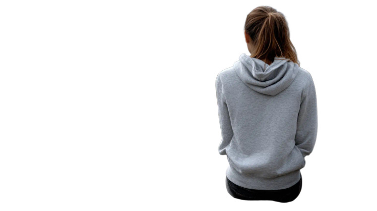 Teen On Bleacher Vinyl Car Decal Sticker – Waterproof & UV-Resistant 8"