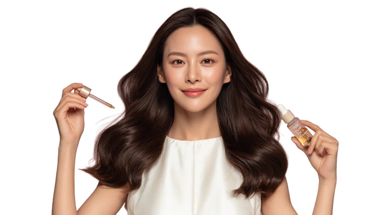 Skincare Beauty Portrait Vinyl Car Decal Sticker – Waterproof & UV-Resistant 8"