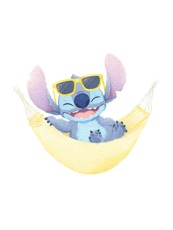 Baby Stitch Illustration Vinyl Car Decal Sticker – Waterproof & UV-Resistant 8"