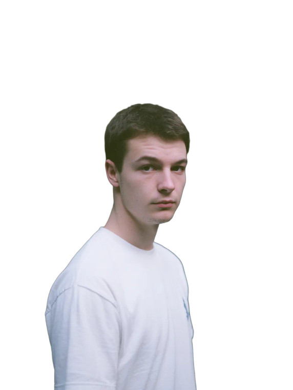 College Student Portrait Vinyl Car Decal Sticker – Waterproof & UV-Resistant 8"