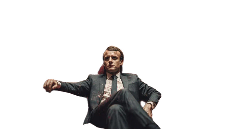 Macron Usurpateur Vinyl Car Decal Sticker – Waterproof & UV-Resistant 8"