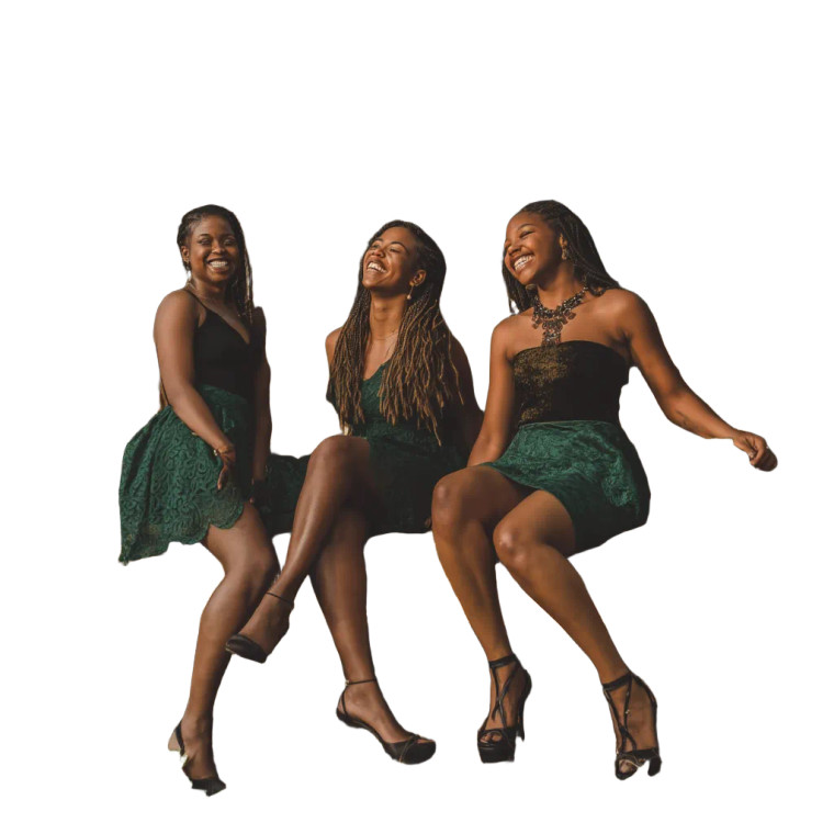 Nymphs In Green Vinyl Car Decal Sticker – Waterproof & UV-Resistant 8"