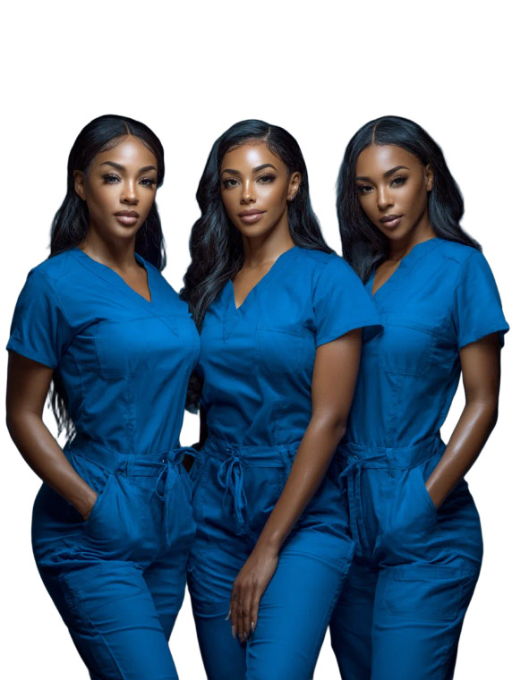 Confident Nurses Portrait Vinyl Car Decal Sticker – Waterproof & UV-Resistant 8"