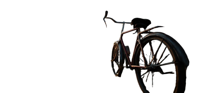 Old Rural Bicycle Vinyl Car Decal Sticker – Waterproof & UV-Resistant 8"