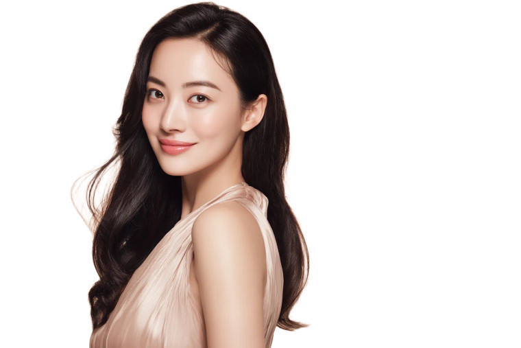 Elegant Asian Woman V18 Vinyl Car Decal Sticker – Waterproof & UV-Resistant 8"