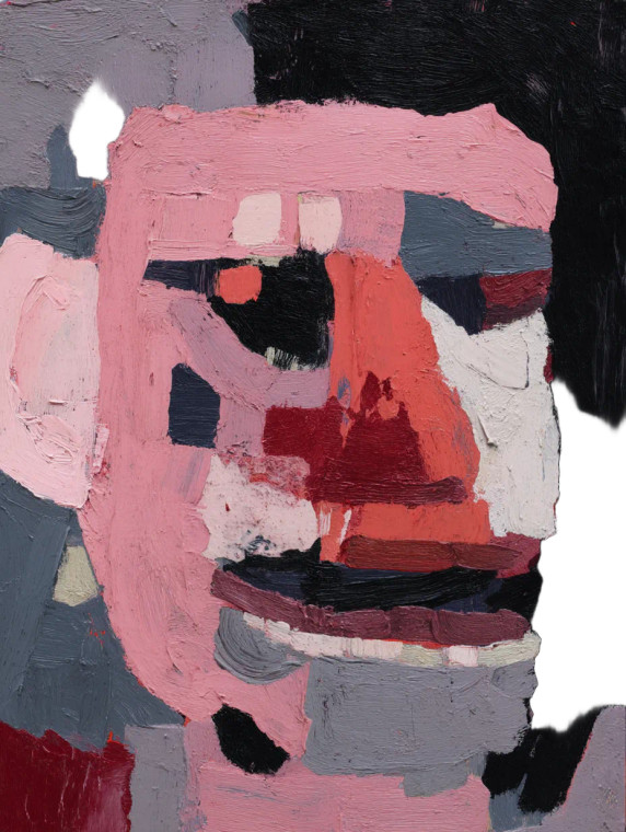 Surreal Giant Head Vinyl Car Decal Sticker – Waterproof & UV-Resistant 8"