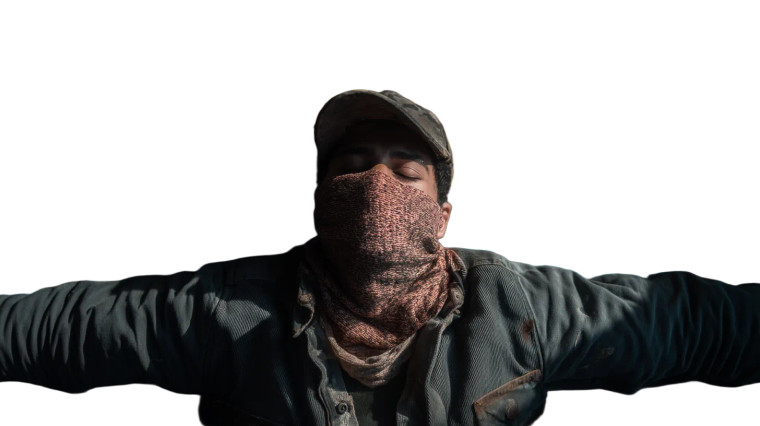 Egyptian Thief Mask Vinyl Car Decal Sticker – Waterproof & UV-Resistant 8"