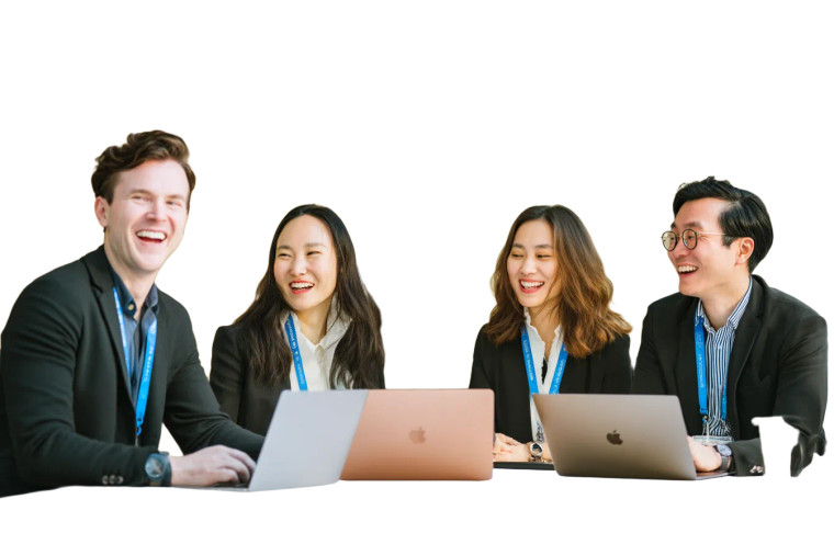 Business Team Meeting Vinyl Car Decal Sticker – Waterproof & UV-Resistant 8"