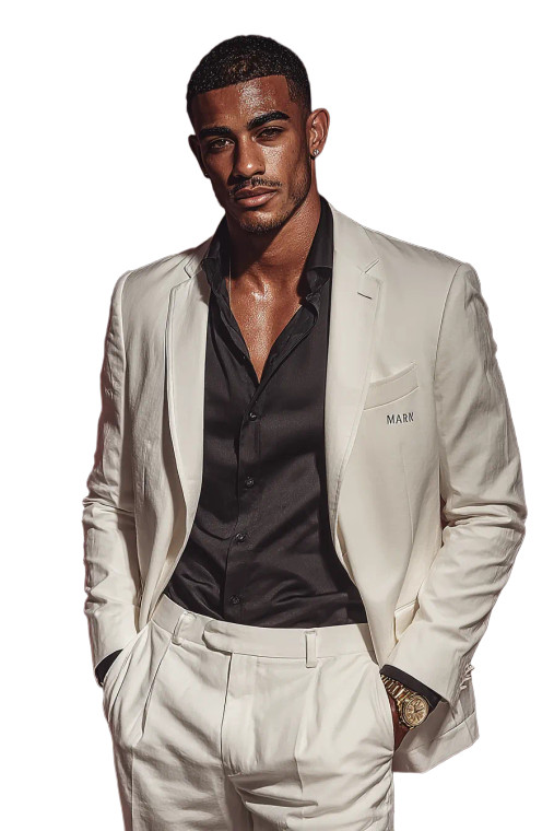 Handsome Male Model V7 Vinyl Car Decal Sticker – Waterproof & UV-Resistant 8"