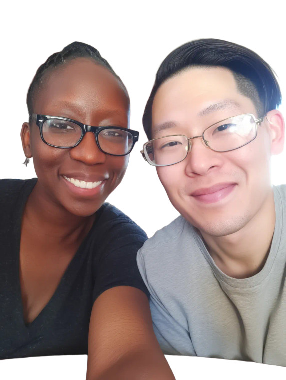 Couple Taking Selfie Vinyl Car Decal Sticker – Waterproof & UV-Resistant 8"