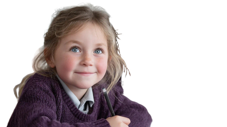 Children Doing Homework Vinyl Car Decal Sticker – Waterproof & UV-Resistant 8"