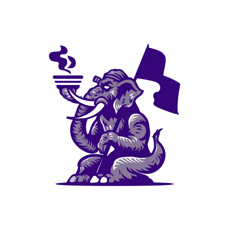 Elephant Minotaur Logo Vinyl Car Decal Sticker – Waterproof & UV-Resistant 8"