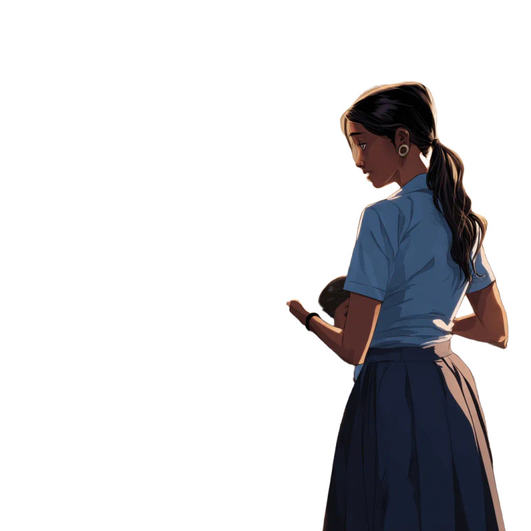 Indian Teacher Teaching Vinyl Car Decal Sticker – Waterproof & UV-Resistant 8"