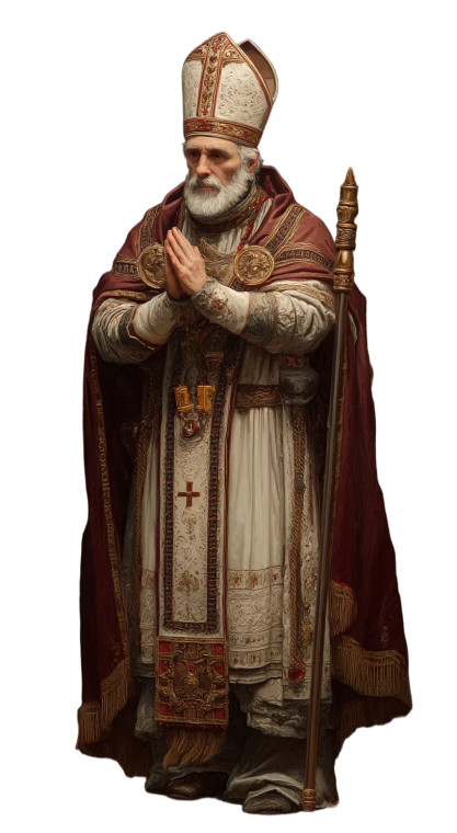 Pope Leon X Vinyl Car Decal Sticker – Waterproof & UV-Resistant 8"