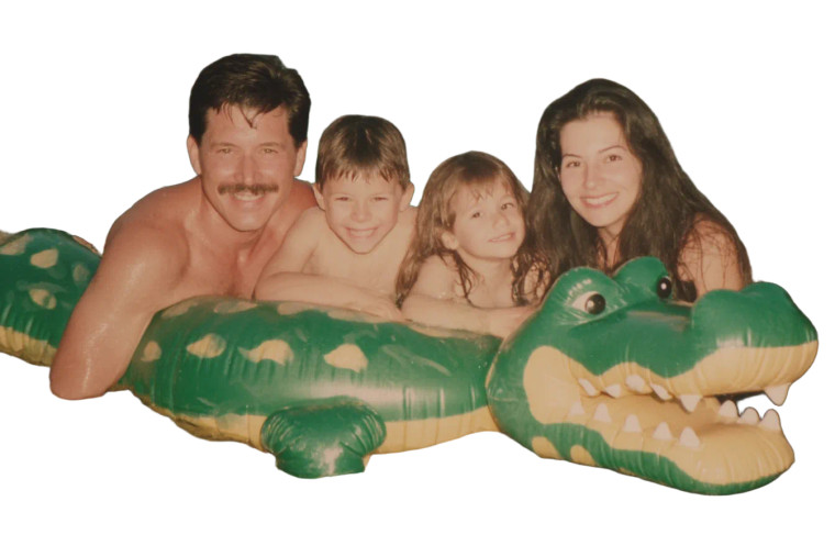 Family Water Fun Vinyl Car Decal Sticker – Waterproof & UV-Resistant 8"