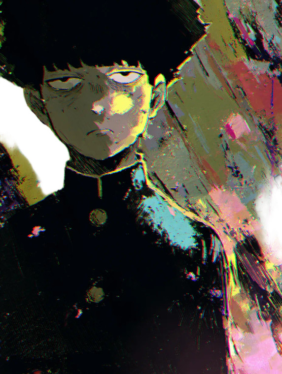 Mob Psycho 100 V2 Vinyl Car Decal Sticker – Waterproof & UV-Resistant 8"