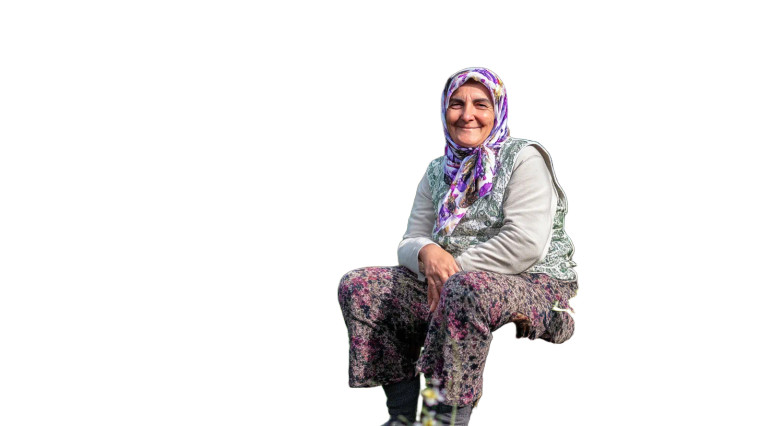 Turkish Village Woman Vinyl Car Decal Sticker – Waterproof & UV-Resistant 8"