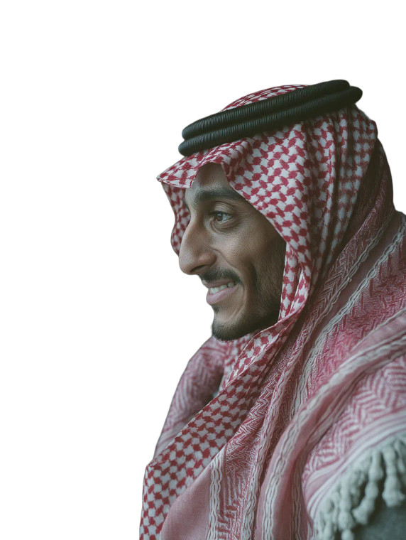 Saudi Broker Meeting Vinyl Car Decal Sticker – Waterproof & UV-Resistant 8"