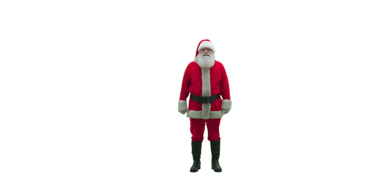 Santa Claus V2 Vinyl Car Decal Sticker – Waterproof & UV-Resistant 8"
