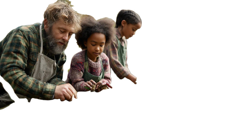 School Garden Gathering Vinyl Car Decal Sticker – Waterproof & UV-Resistant 8"