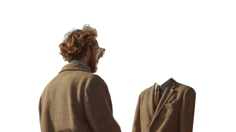 Faceless Reflection Vinyl Car Decal Sticker – Waterproof & UV-Resistant 8"