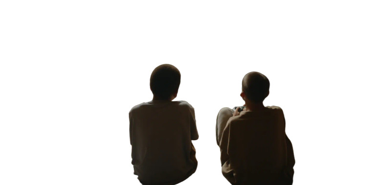 Boys Gaming Together Vinyl Car Decal Sticker – Waterproof & UV-Resistant 8"