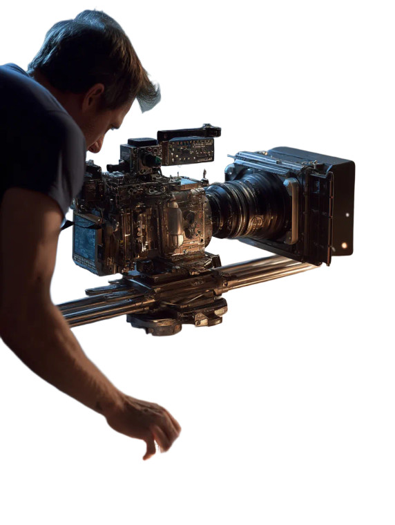 Blockbuster Director Vinyl Car Decal Sticker – Waterproof & UV-Resistant 8"