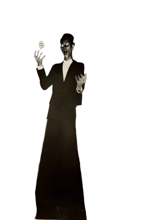Ominous Shadow Figure V2 Vinyl Car Decal Sticker – Waterproof & UV-Resistant 8"