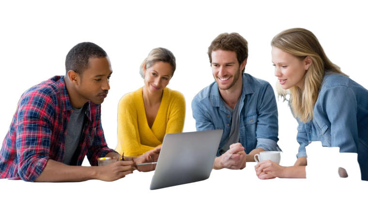 Startup Team Brainstorms Vinyl Car Decal Sticker – Waterproof & UV-Resistant 8"