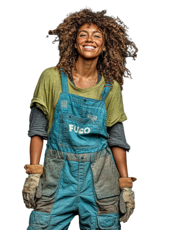 Farm Woman Portrait Vinyl Car Decal Sticker – Waterproof & UV-Resistant 8"