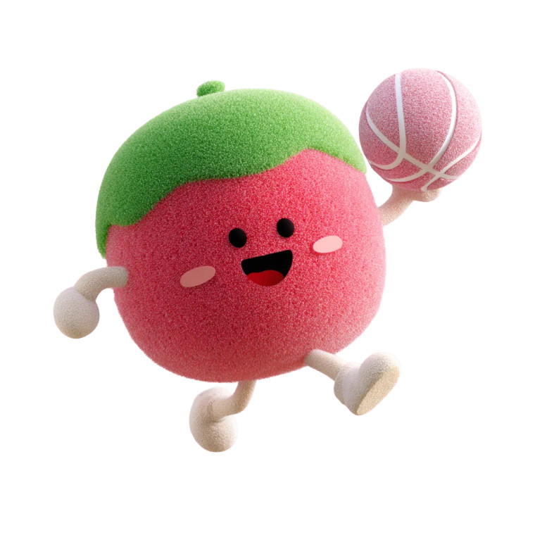Strawberry Dunk Vinyl Car Decal Sticker – Waterproof & UV-Resistant 8"