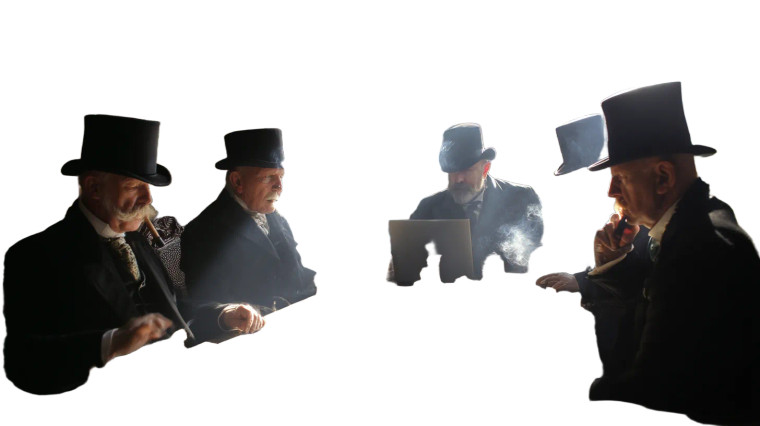 Victorian Tea Tech Vinyl Car Decal Sticker – Waterproof & UV-Resistant 8"