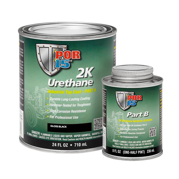 Industrial Strength Gloss Black Paint | 1 Quart Can for Machinery Guards & Equipment