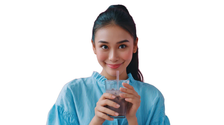 Happy Indonesian Woman V3 Vinyl Car Decal Sticker – Waterproof & UV-Resistant 8"