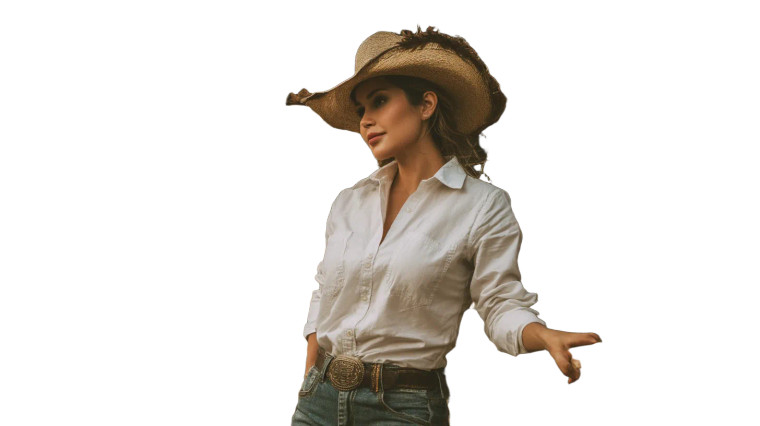 Cowgirl At Rodeo Vinyl Car Decal Sticker – Waterproof & UV-Resistant 8"