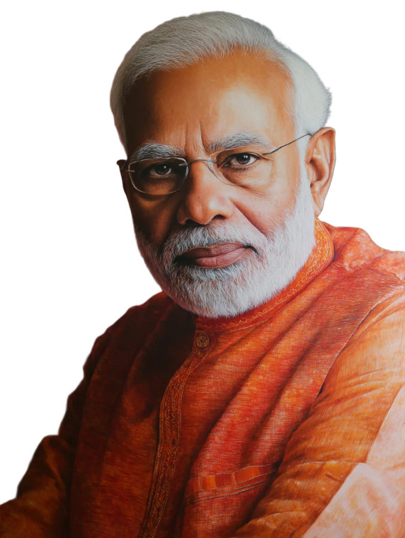 Modi Wall Mural Vinyl Car Decal Sticker – Waterproof & UV-Resistant 8"