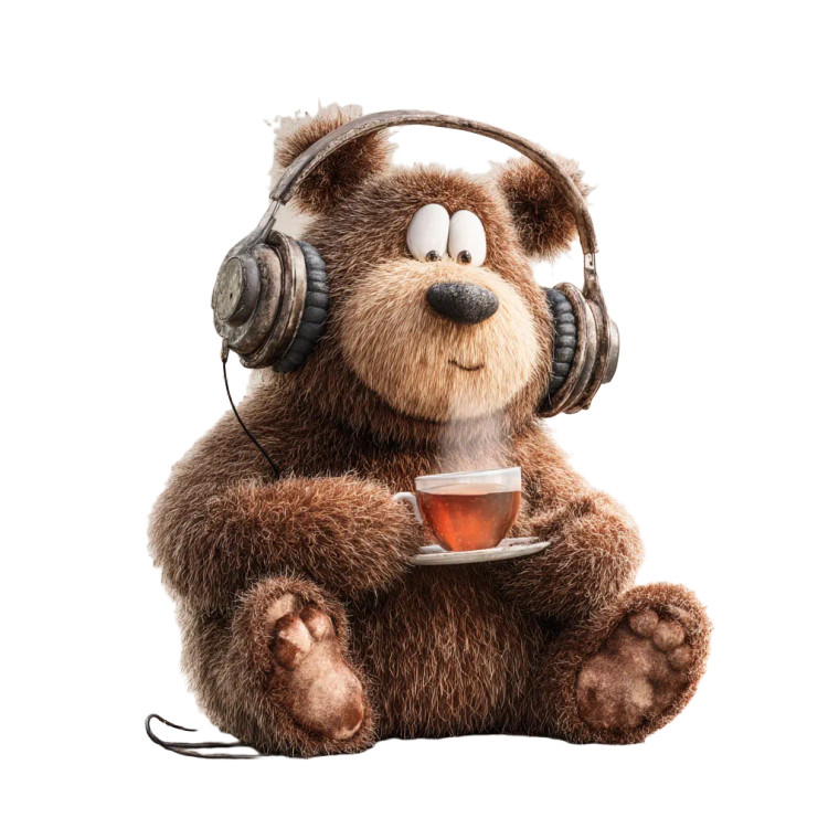 Chocolate Teddy Bear Vinyl Car Decal Sticker – Waterproof & UV-Resistant 8"