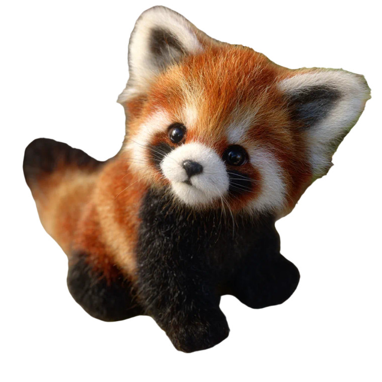 Cute Red Panda V3 Vinyl Car Decal Sticker – Waterproof & UV-Resistant 8"