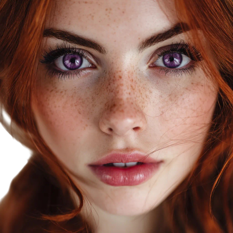 Redhead Beauty Vinyl Car Decal Sticker – Waterproof & UV-Resistant 8"