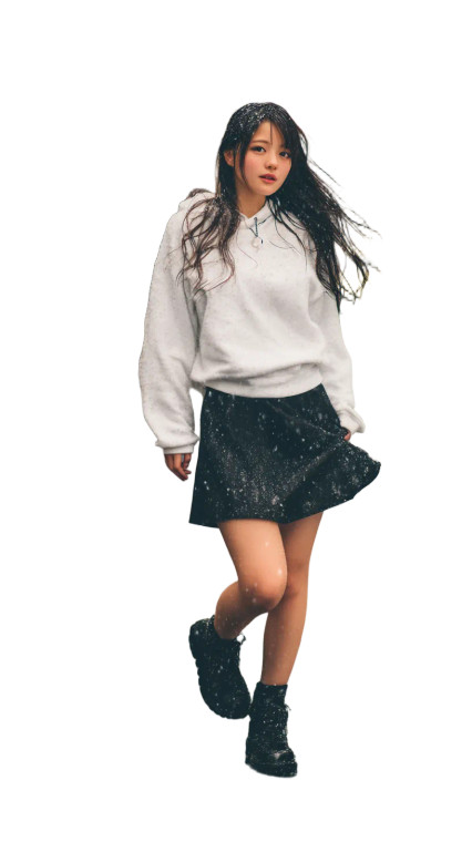 Rainy Urban Runner Vinyl Car Decal Sticker – Waterproof & UV-Resistant 8"