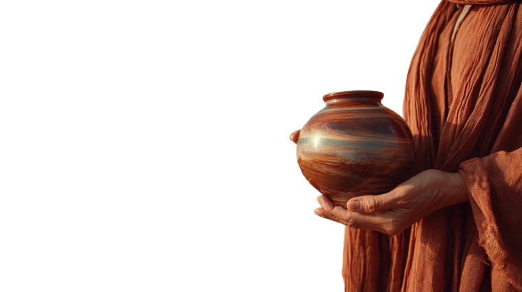 Samaritan Woman Vinyl Car Decal Sticker – Waterproof & UV-Resistant 8"