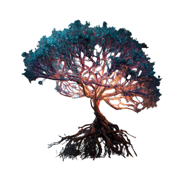 Brain Tree Vinyl Car Decal Sticker – Waterproof & UV-Resistant 8"